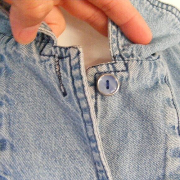 Hannah & Tina Dress Set, M, Vintage, Blue, Thermal/Chambray, Matching, Vest - Picture 13 of 13